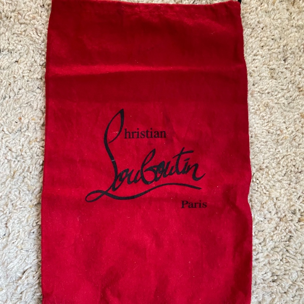 christian louboutin dust bag